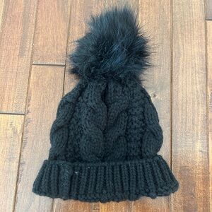 Unisex Black children’s beanie